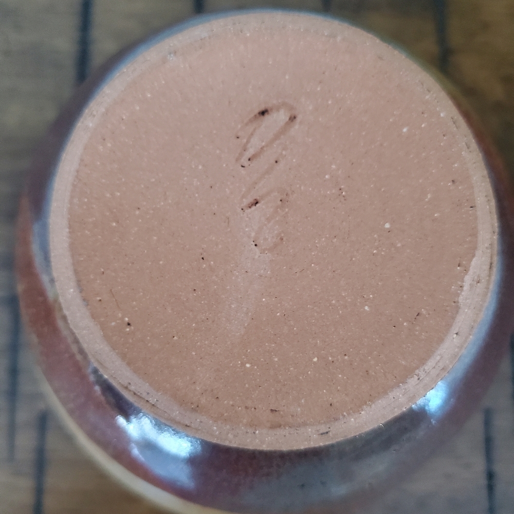 Barb’s Jugs Pottery Handmade Stoneware Bowl - Red & Brown - Picture 4 of 5